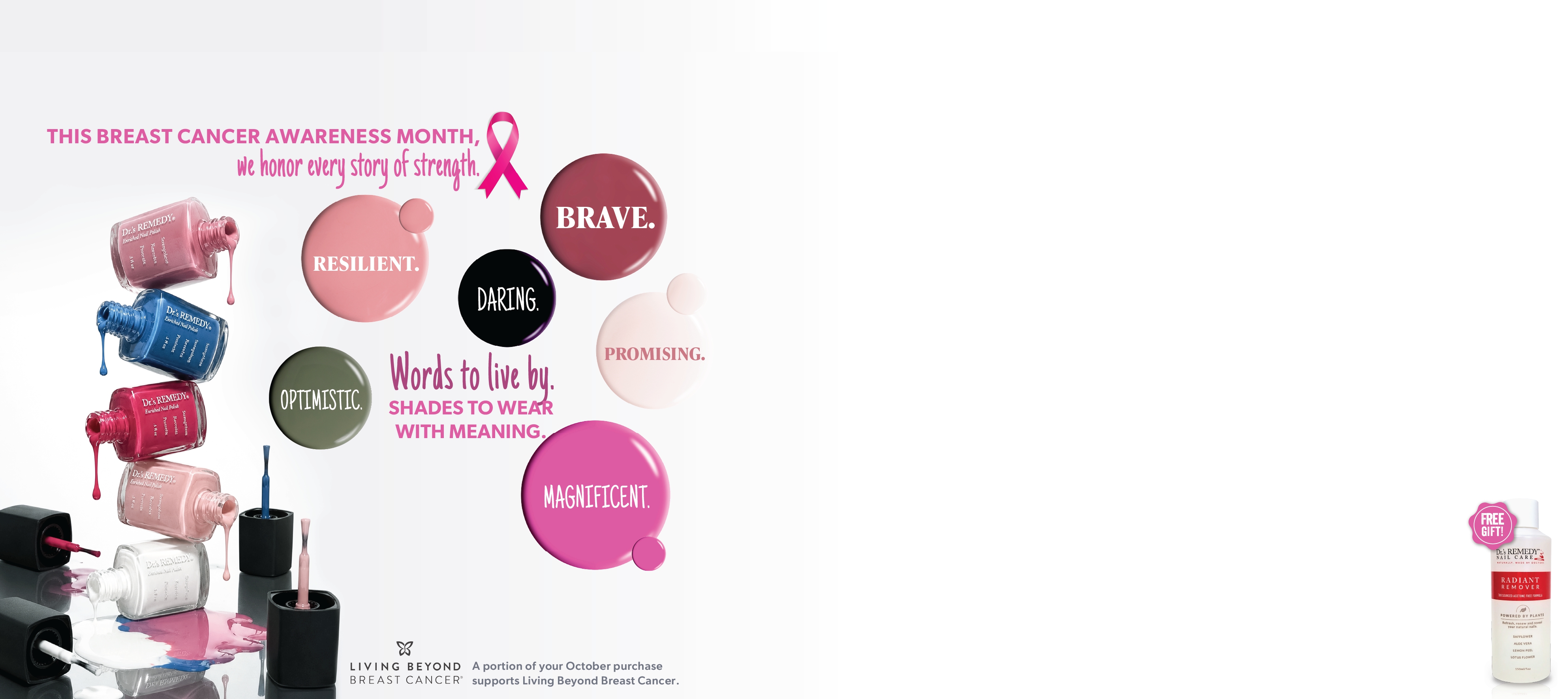 This October  Choose The Colors That Speak To Youandmdash   And Wear Them In Honor Of Yourself  Someone You Love  Or Everyone Touched By Breast Cancer    FREE RADIANT  REMOVER  WITH PURCHASE OF ANY 3 NAIL SHADES  WEAR Something Meaningful GIVE Something Meaningful  Use Code  LBBC2026 ENDS 10312026  RETAIL PURCHASE ONLY WHILE SUPPLIES LAST  Shop Now