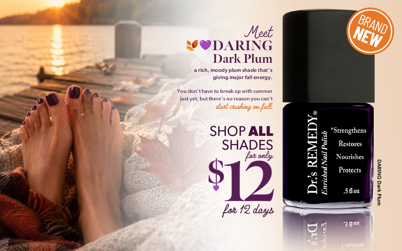 MEET OUR NEW DARKING DARK PLUM  And Celebrate Fall With Our Seasonal Offerandmdash     ALL SHADES  ONLY 12  HURRY  OFFER ENDS IN 12 DAYS  NEW DARING Dark Plumandmdash  A Rich  Moody Plum  Shade Thats Giving Major Fall Energy  Because August Is For Holding Onto Summer  A Little Longerand Falling For Whats Next   Use Code  DARING2026 ENDS 8192026  RETAIL PURCHASE ONLY WHILE SUPPLIES LAST  Shop Now