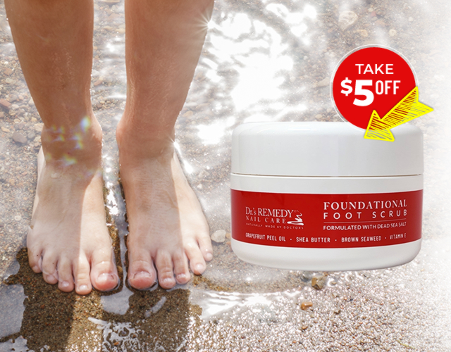 OUR MOST POPULAR NEW TREATMENT    FOUNDATIONAL FOOT SCRUB  Treat Your Feet To Our Nourishing  Exfoliating Andamp  Restoring Foot Scrub  SAVE 5 ON OUR NEW FOOT SCRUB MADE WITH HEALING SALTY POWERS OF THE DEAD SEA  Use Code  FOUNDATIONAL2023 EXPIRES SEPTEMBER 28  2023  RETAIL PURCHASE ONLY Canandrsquo T Be Combined With Other Offers  Shop Now