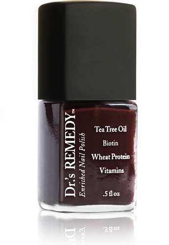 DEFENSE Deep Red Enriched Nail Polish