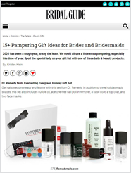 Dr.'s Remedy Accolades Bridal Guide December 2020